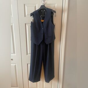 Joe Fresh Navy Pinstripe Pants